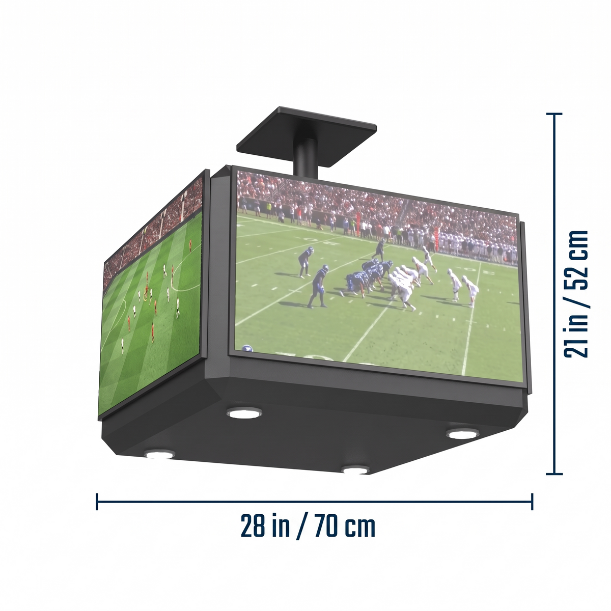 HOMEARENA dimensions: 28 in (70 cm) wide, 21 in (52 cm) tall